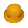 DH Wool Bowler Hat Hard Top Round Felt Hat With
