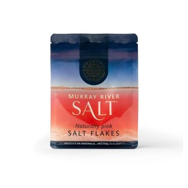 Murray River Gourmet Salt Flakes Australia's Finest Chef Preferred Natural Salt Masterchef Featured - 5.25 oz (150g) Resealable Pouch