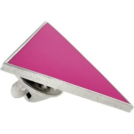 PinMart Pink Triangle International Symbol of Gay Pride Enamel Lapel Pin – 1 Piece