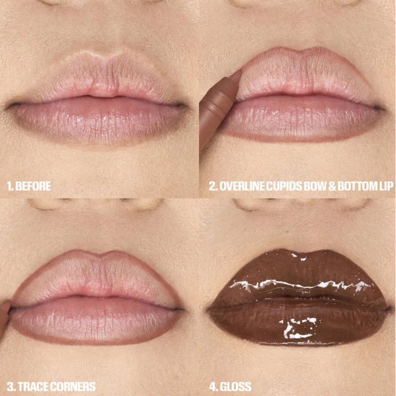 Huda Limited Edition Brown Kit Juicy Coco Lip Duo -