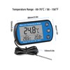 Refrigerator Thermometer ‑50 to 70℃ Digital LCD Display with Alarm