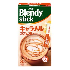 AGF Blendy Stick Caramel Cafe au Lait 8 Bottles x 6 Boxes [Stick Coffee]