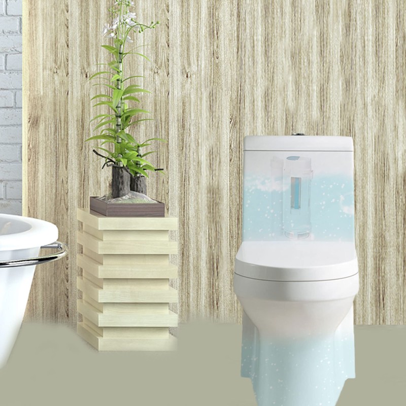 Mxfans White ABS Toilet Cistern Dual Flush Push Button Valve