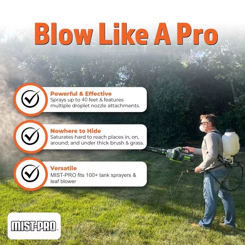 MIST-PRO, Mist Blower Fogger Mister Pesticide Insecticide Sprayer Mosquito Ticks
