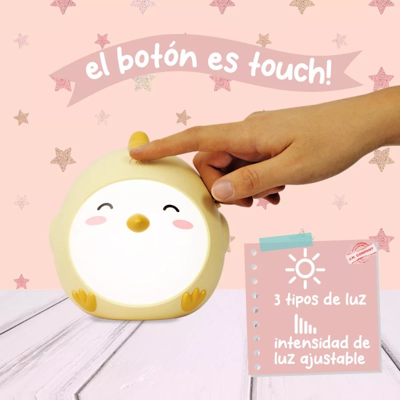 J.H. Company Lampara Led De Escritorio Kawaii Cute Recargable Niños