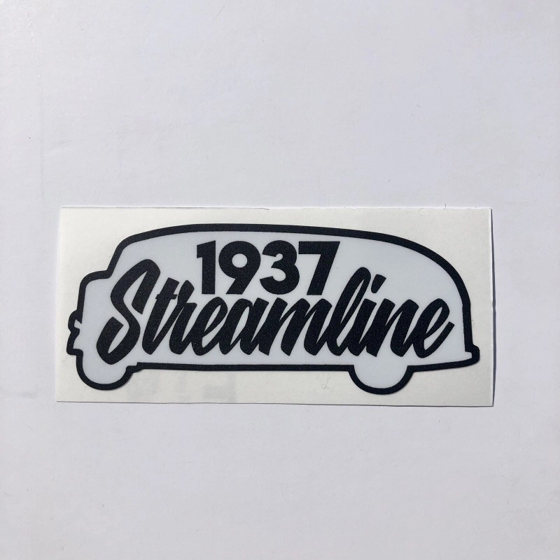 Streamline 1937 Streamline Black Sticker Made In America