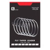 Raprance Pre-Tied Loop Tapered Leader Fly Fishing Leader 6 Pack,
