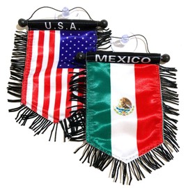 Mexican banner Mexico flags for cars accessories decals hanging window style design decoration