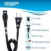 HQRP AC Power Cable Cord, 10 ft Long Compatible with