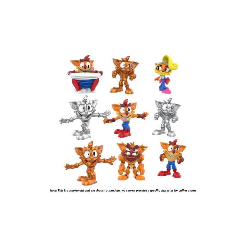 Crash Bandicoot 2.5'' Smash Box Surprise Mini Action Figure
