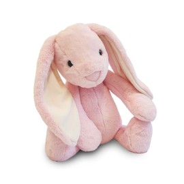 World's Softest Plush BriBri Bunny, Rose, Lushee, Large, 16" Stuffed Animal for Baby, Toddler, Kids, Adults - Soft, Huggable Stuffed Bunny- Adorable Toy Made from Kid-Friendly, Quality Materials