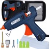 Full Size Hot Glue Gun with Case, 60W/100W/OFF Switch, 9.8ft