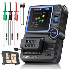 FNIRSI LCR-P1 Transistor Tester, Boatable, Multi-functional, ESR Meter, LCR Tester, Colorful Display, Infrared Decoding, Automatic Detection, For Diode/Transistor/Tripole/Capacitor Resistors, Test