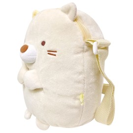 Eye Planning K5305A Sumikko Gurashi Plush Pochette, Polar Bear, W 7.1 x H 8.3 x D 3.9 inches (18 x 21 x 10 cm)