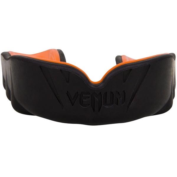 Venum Challenger Mouthguard, One Size, Black/Orange