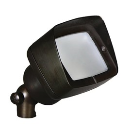 SPW Pro-Trade PT-FL1-BS-NL Flood Light Wall Wash Fixture Brass Housing Antique Brass Finish Outdoor Landscape Lighting - LED Bulb Not Included