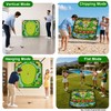 CLASMAX Golf Chipping Game Set, Double-Sided Practice Mat with 2