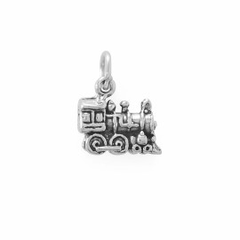 Unbranded Sterling Silver All Aboard! Train Charm
