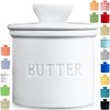 PriorityChef Butter Crock for Counter with Water Line For Spreadable