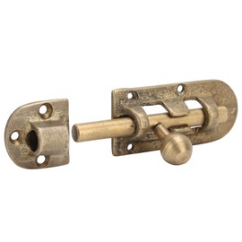 Alvinlite Sliding Bolt Vintage Brass Door Locks Antique Sliding Lock for Door Window Furniture