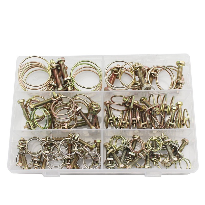 Didamx 48pcs 1/2 Inch - 1-1/4 Inch Adjustable Steel Double