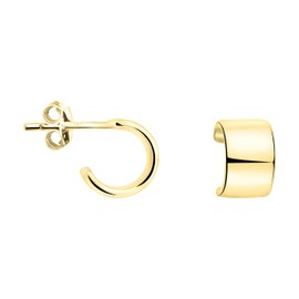 SOFIA MILANI - Damen Ohrringe 925 Silber - vergoldet/golden - Steck Creole - E1842