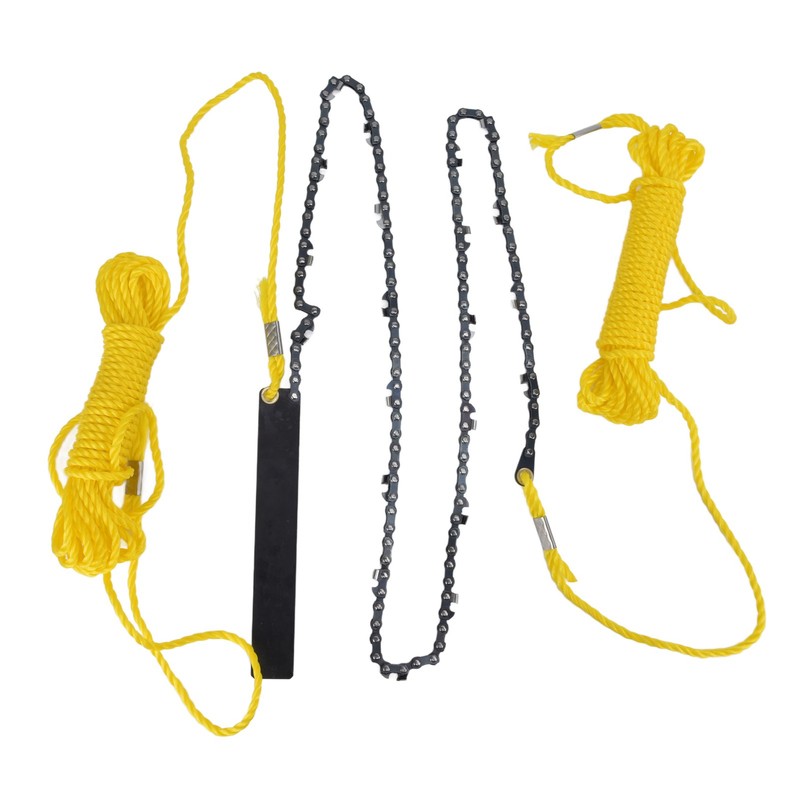 48 Inch Tree Limb Hand Rope Chain Saw 63 Teeth