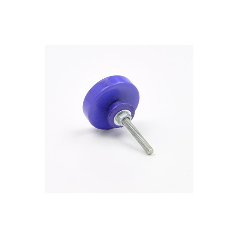Purple Kids Button Knob, Pull, Handle, for Cupboards, Doors, Cabinets,
