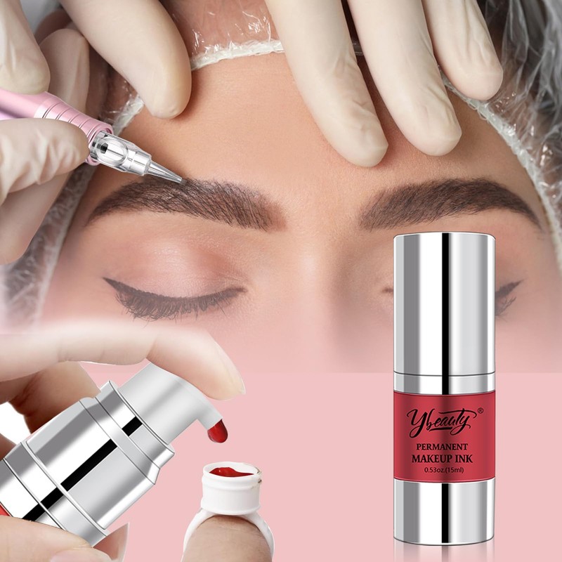 Pigmento para Cejas - Pink Permanent Tattoo Ink for Eyebrows
