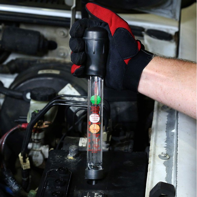 OEMTOOLS 24508 Battery Hydrometer Tester, 16.25 Inch Floating Disc Hydrometer,
