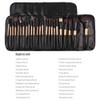 Make up Brushes,Cadrim 24 pcs Natural Hair Professional Makeup Brush