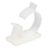 100Pcs Cable Management Clip Adjustable Adhesive PA66 Nylon Cord Organizer