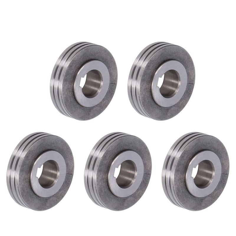 5Pcs Welder Wire Feed Roller 1.2‑1.2mm Groove Feeding Guide Wheel