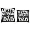 Mezzo Soprano Singer Vocal Vocalist Voice Singing Choir Throw Pillow