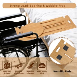 Slide Transfer Board with Turntable,Slide Board MakeTransfers Easier,Heavy-Duty Sliding Board for Patient Senior and Handicap Move Assist and Slide Transfer,Holds up to 450 Pounds