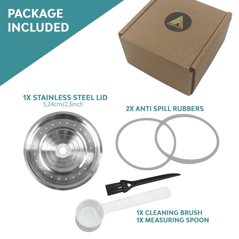 Lid for Vertuo Coffee Pods | and Compatible with Nesspreso