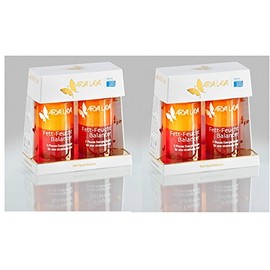 ARYA LAYA Fett-Feucht Balancer Klassik: 2-Phasen Energie-Serum für strahlenden Teint, für alle Hauttypen – insbes. trockene, normale & fettarme Haut, nährt, belebt & mindert erste Fältchen, 4x50 ml