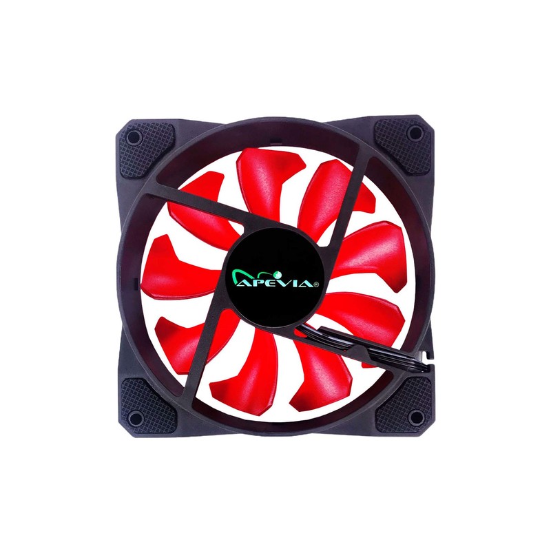 APEVIA CO12L-RD Cosmos 120mm Red LED Ultra Silent Case Fan