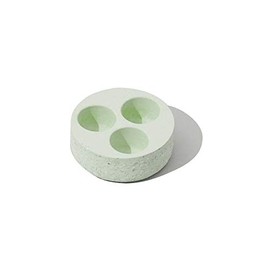 Oil B408 Diatomaceous Earth Contact Lens Case, Tray, Green, Made in Japan