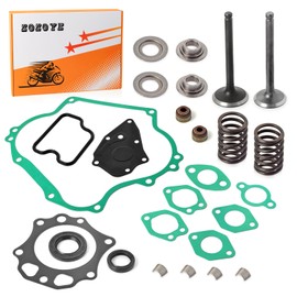 Intake Exhaust Valve Gasket Seal Spring Cotter Retainer Seat Kit for Club Car Golf Cart DS Predent FE290 290cc Engine 1992-Up 1016447 1016448