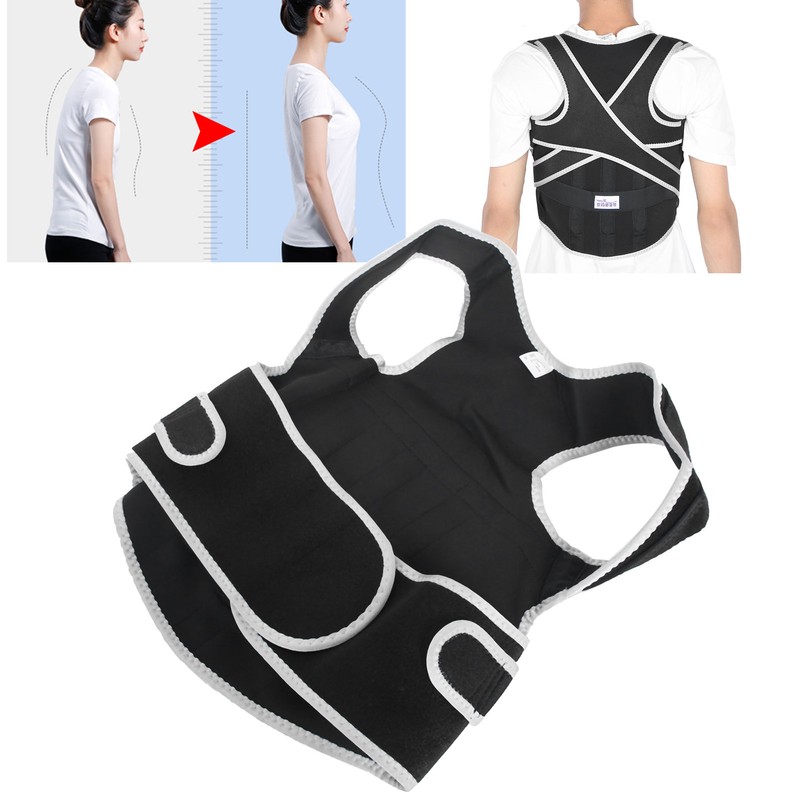Posture Corrector Breathable Adult Back Waist Spine Support Belt Brace