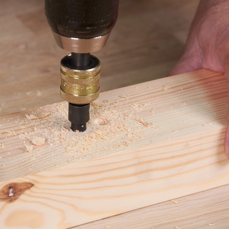 Trend Snappy 9.5mm TCT Countersink with Adjustable 4mm HSS Drill,