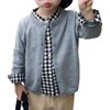 Beetalk Baby Kids' Cardigan, Long Sleeve, Simple, Knit, Plain, Children's