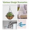 Aidoclip 6 pcs Ceiling Hooks for Hanging Plants,Hanging Hanging Lights