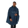 VAUDE Valdipino Poncho, impermeabile, in poliestere riciclato, antivento, riflettente, con