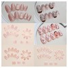 6 Pack (144 pcs) Nail Tips Popular Medium Design, NIUANIUA