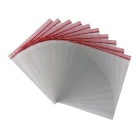 Pack of 100 Single Record Protective Cases 7 Inch with Flap and Closure