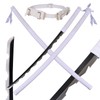 Inosuke Sword Real Steel Metal Samurai Sword Set 40 Inches,Nichirin