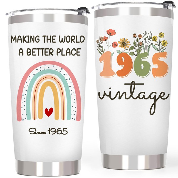 Breezy Valley - Regalos de 60 cumpleaños para mujer, vaso