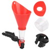 Engine Oil Funnel with Adjustable Fixed Bracket Drip Free Filling
